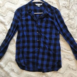 Old navy plaid shirt XS NEW